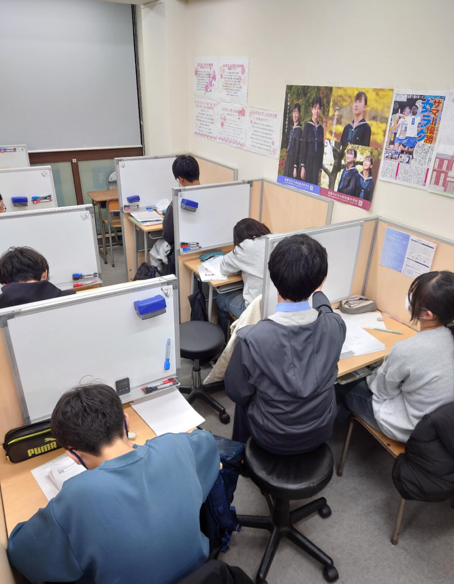 【自習室の様子】