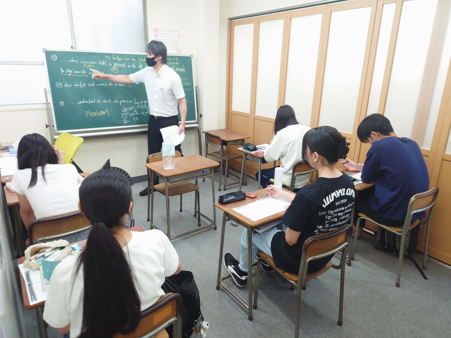 【高３夏期講習の様子】