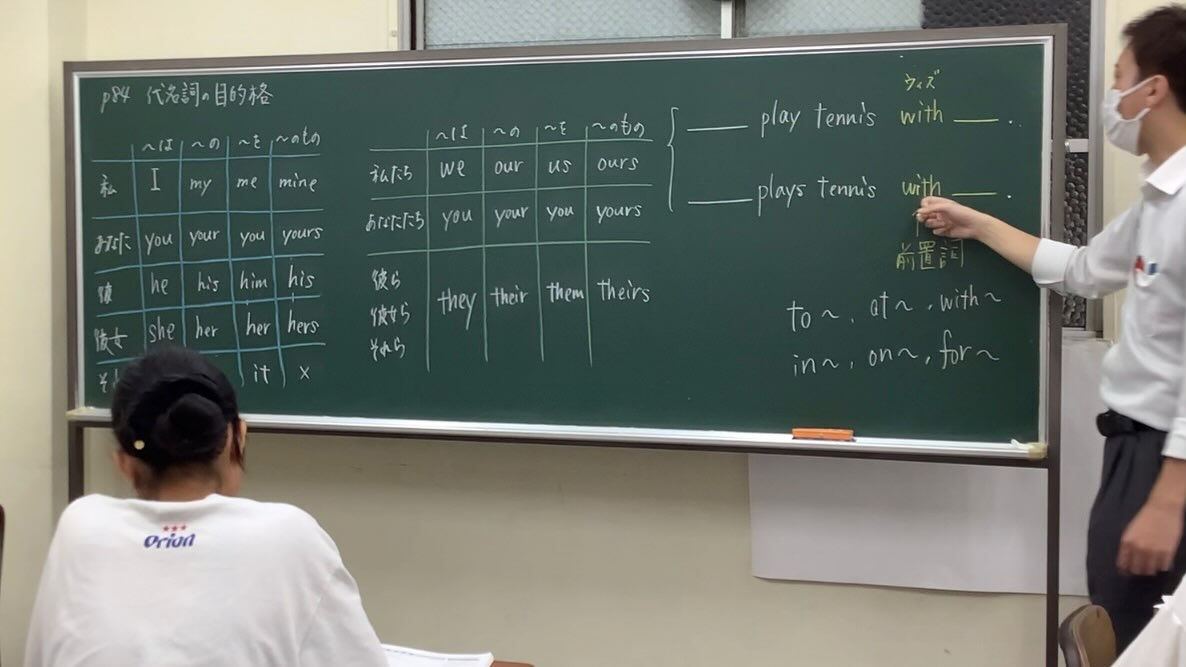 【9/23(水)中１英語クラスの様子】